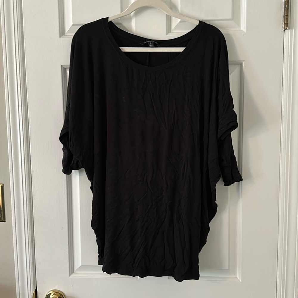 Black maternity shirt